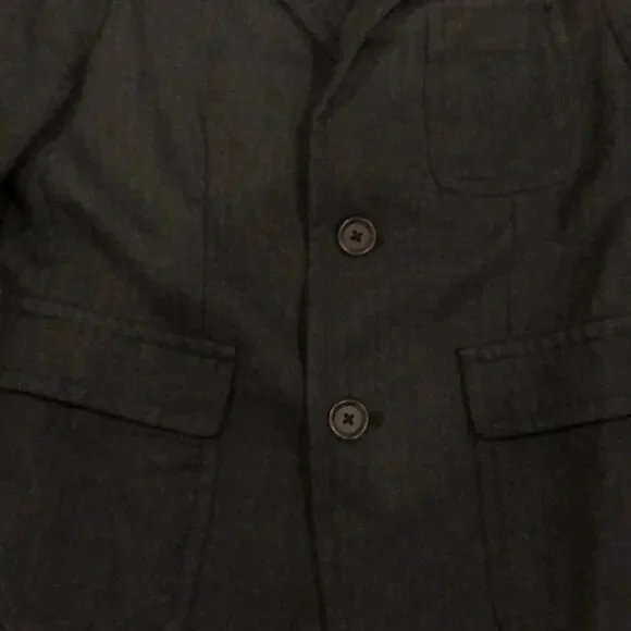 Polo Ralph Lauren Boys Charcoal Gray Two Button Blazer Size 5